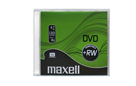 Photo: MAXELL DVD+RW 4.7GB/120MIN/4X (908516-TW) GE
