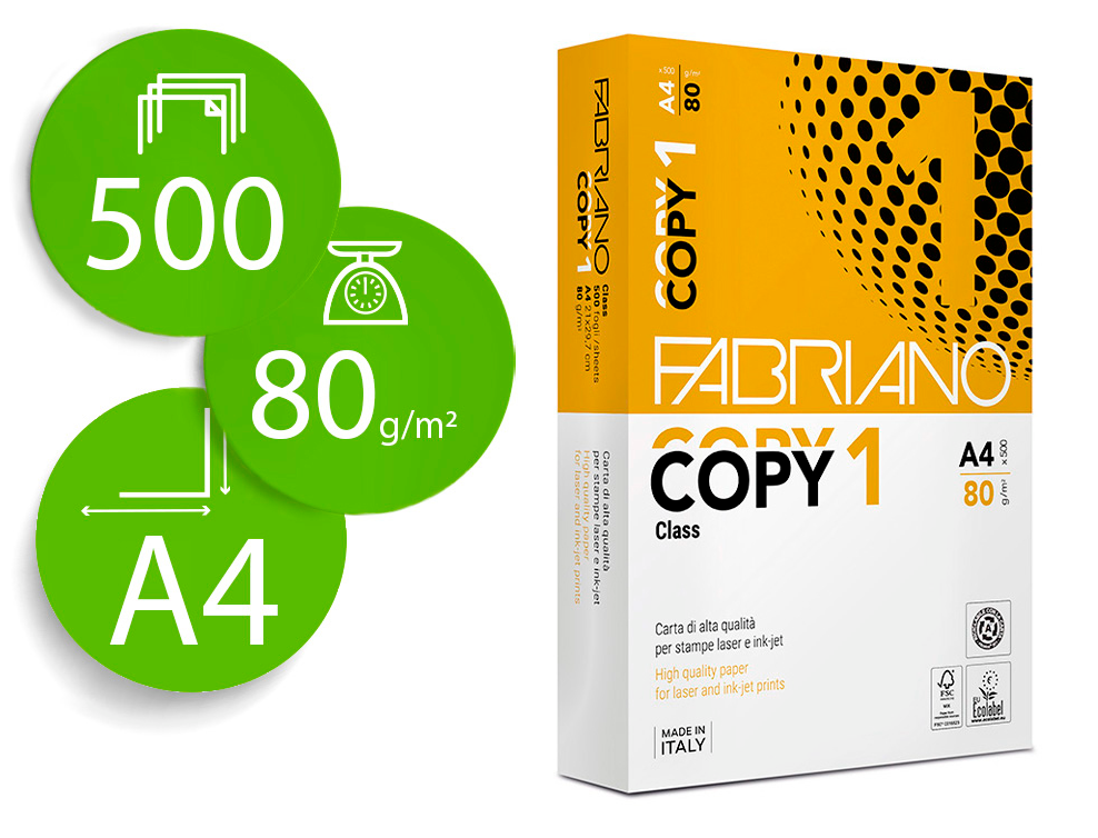 Photo: FABRIANO PAPIER COPY1 CLASS A4 80G