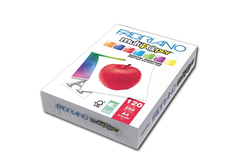 Photo: PAPIER FABRIANO MULTIPAPER A4 120GR (250 Feuilles)