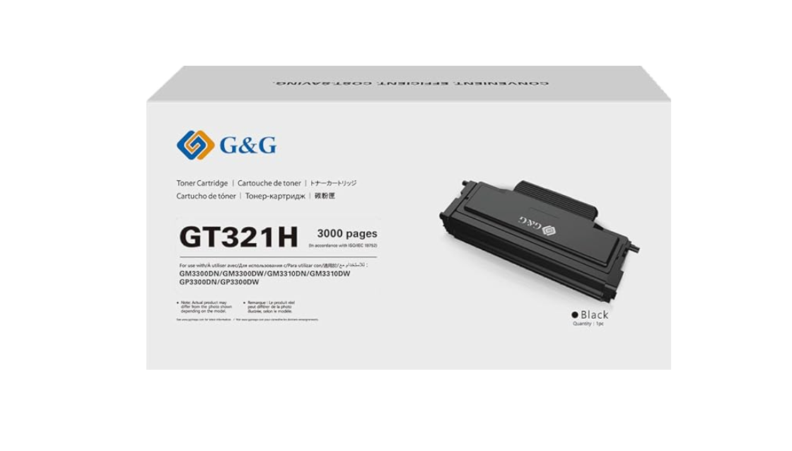 Photo: G&G TONER GT321H 3K POUR GP3300dw/GM3310dw (G&G -GT321H 3K) G&G