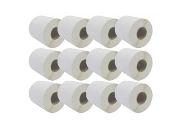 Photo: ROULEAU D'ETIQUETTES THERMIQUES POUR GG-D210 (RL-50*30*250T-BK/WT) G&G