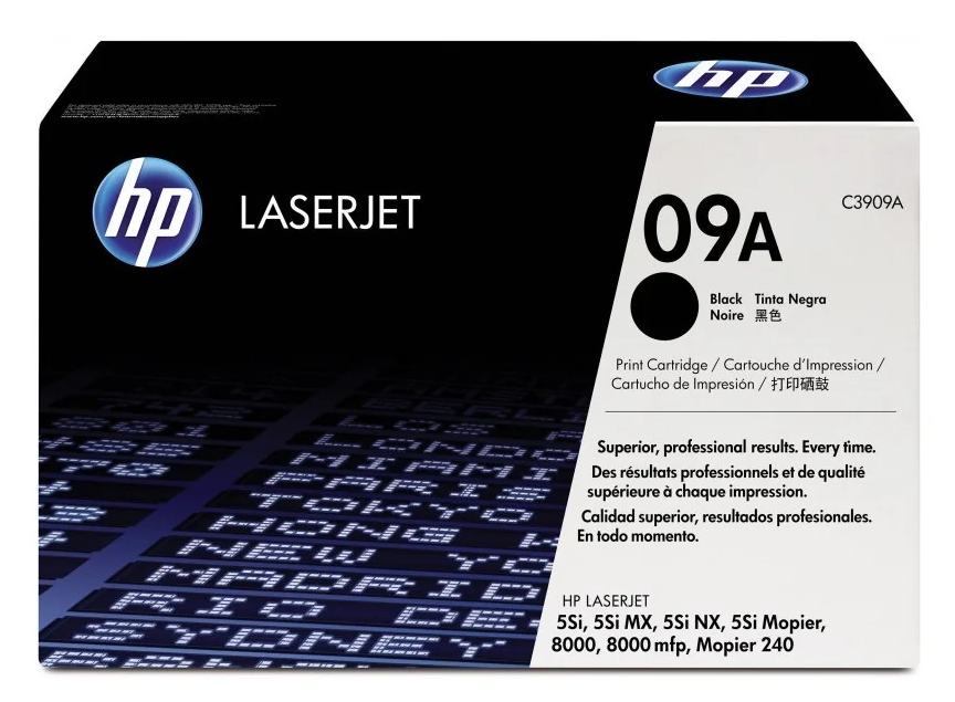 Photo: HP TONER C3909A BK POUR LASERJET HP LaserJet 5 SI/ 8000/ C3909A GE
