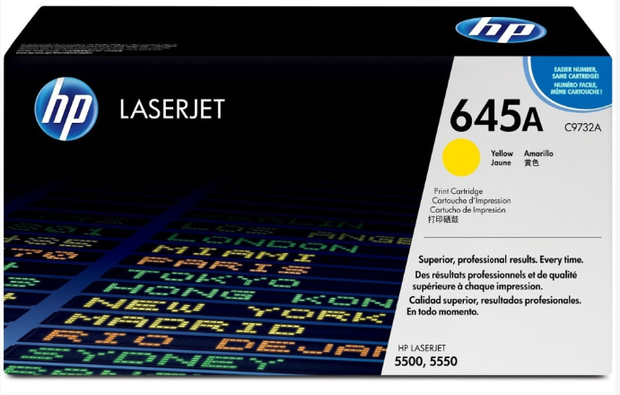 Photo: HP TONER (645A) C9732A YL GE