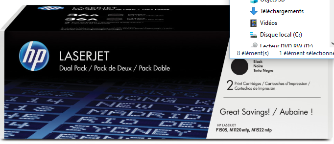 Photo: HP TONER DUAL PACK CB436AD GE