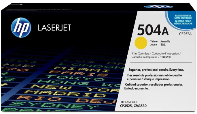 Photo: HP TONER (504A) CE252A YL GE