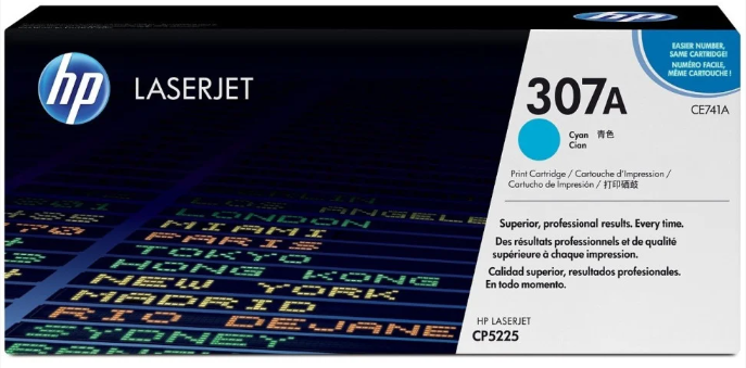 Photo: HP TONER (307A) CE741A CY GE