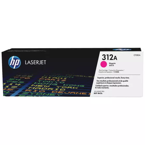 Photo: HP TONER (312A) Consommable pour imprmantes : Color LaserJet Pro MFP M476nw Color LaserJet Pro MFP M476dn Color LaserJet Pro MFP M476dwMG GE