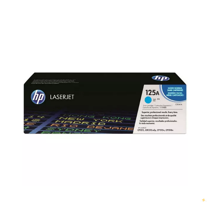 Photo: HP TONER (125A) CB541A CY GE