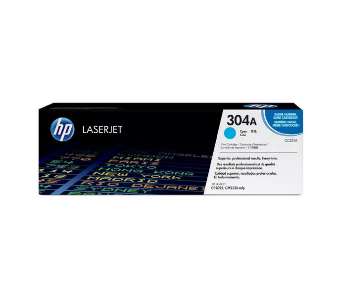 Photo: HP TONER (304A) CC531A CY GE